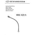 SENNHEISER MKE 420-5 Owners Manual