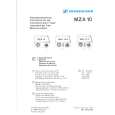 SENNHEISER MZA 10 Owners Manual
