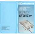 SENNHEISER EK 2012 TV Owners Manual
