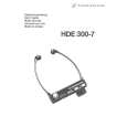 SENNHEISER HDE300-7 Owners Manual