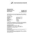 SENNHEISER GZA 8 Owners Manual