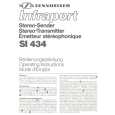 SENNHEISER SI 434 Owners Manual