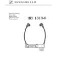 SENNHEISER HDI 1019-6 Owners Manual