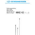 SENNHEISER MKE 42 Owners Manual