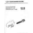 SENNHEISER BF 518 Owners Manual