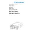 SENNHEISER MZN 16P48 MZN 16P48-U Owners Manual
